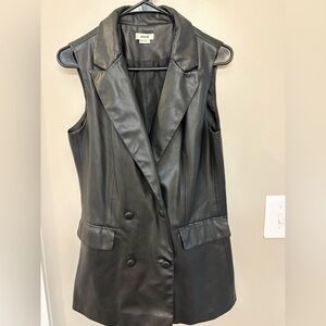 Jason Wu Double-Breasted Black Vest Size M